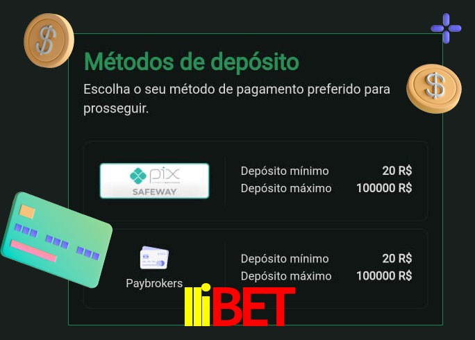 O cassino IIibet oferece uma grande variedade de métodos de pagamento